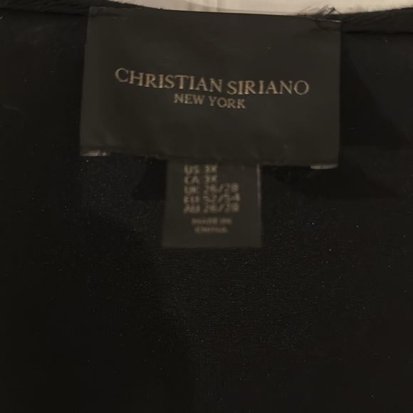 Christian Siriano black pointe A-line hooded coat jacket 3X - Picture 4 of 6